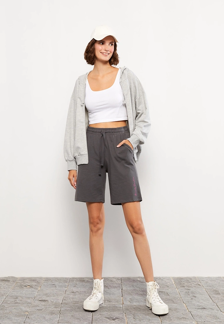 LC WAIKIKI Text Printed Women's Shorts 5 LC WAIKIKI Text Printed Women's Shorts - Image 3