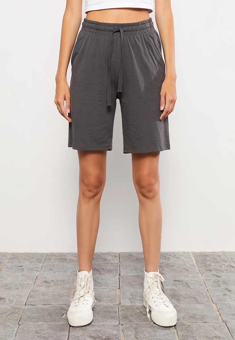 LC WAIKIKI Text Printed Women's Shorts 7 LC WAIKIKI Text Printed Women's Shorts - Image 5