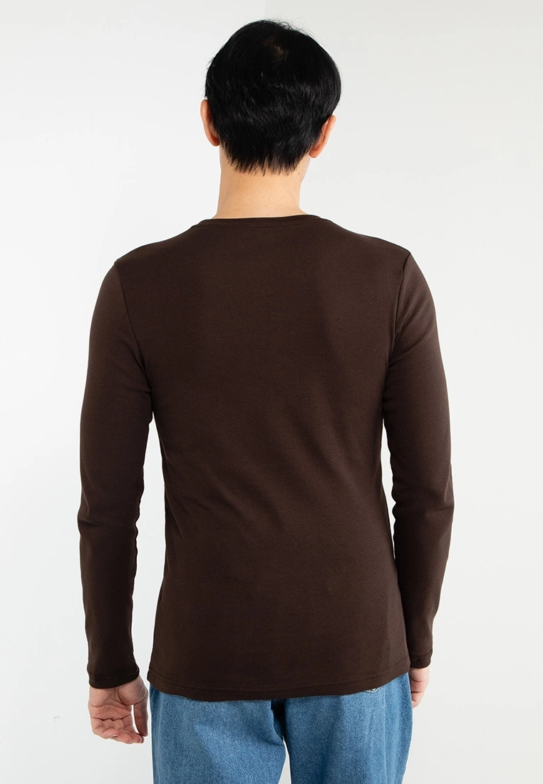 LC WAIKIKI Long Sleeve Combed Cotton T-Shirt 4 LC WAIKIKI Long Sleeve Combed Cotton T-Shirt - Image 2