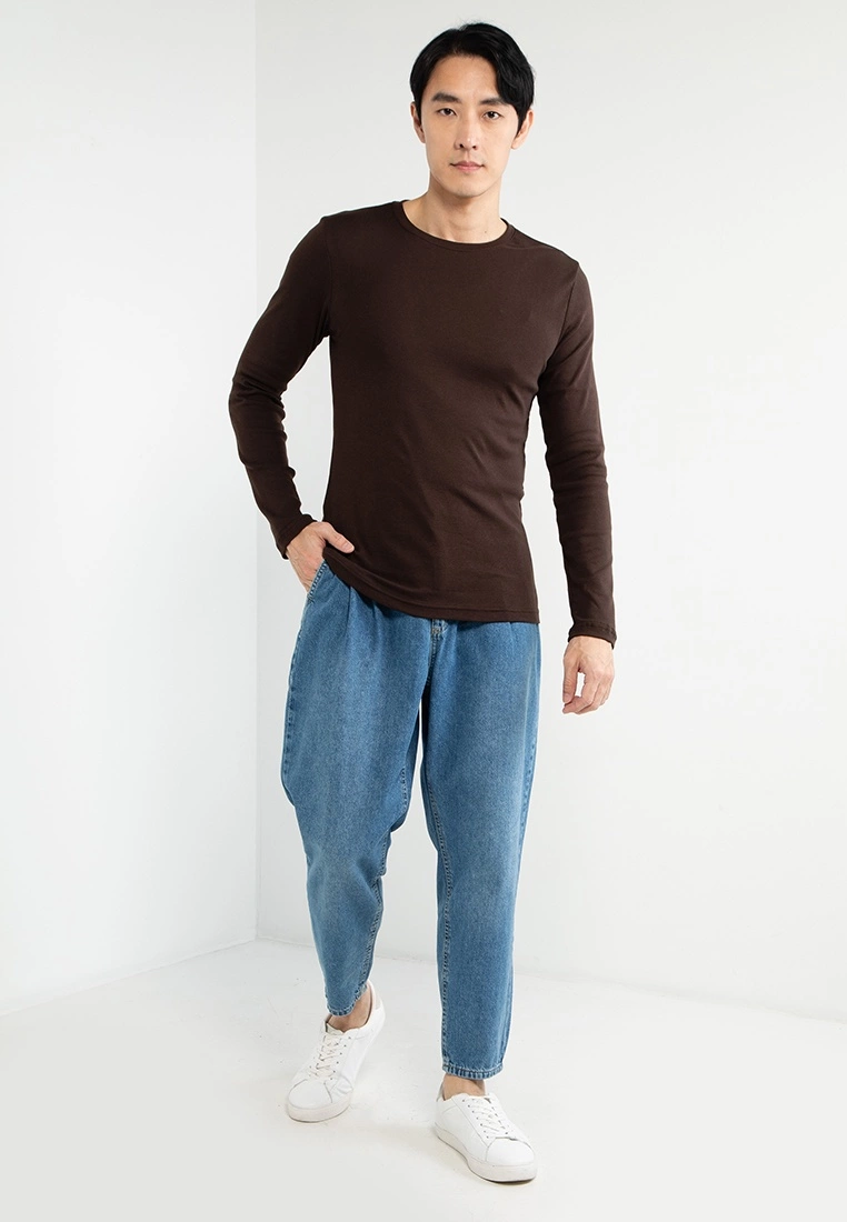 LC WAIKIKI Long Sleeve Combed Cotton T-Shirt 6 LC WAIKIKI Long Sleeve Combed Cotton T-Shirt - Image 4