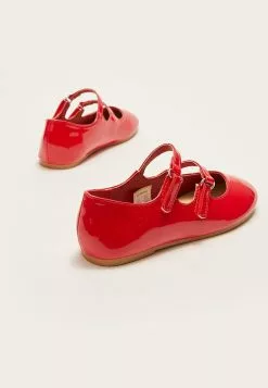 LC WAIKIKI Leather Look Girls' Flat Shoes With Velcro Fastening -LC WAIKIKI popular shop lc waikiki 6943 7158236 5