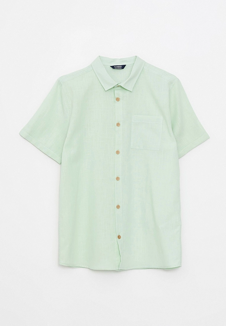 LC WAIKIKI Basic Short Sleeve Poplin Boy Shirt 3 LC WAIKIKI Basic Short Sleeve Poplin Boy Shirt