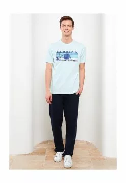 LC WAIKIKI Crew Neck Cotton Men's T-Shirt -LC WAIKIKI popular shop lc waikiki 6951 2906726 4