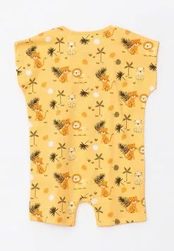 LC WAIKIKI Crew Neck Short Sleeve Printed Cotton Baby Boy Jumpsuit 5 LC WAIKIKI Crew Neck Short Sleeve Printed Cotton Baby Boy Jumpsuit -LC WAIKIKI popular shop lc waikiki 6956 7694036 2