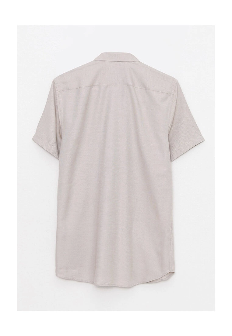 LC WAIKIKI Slim Fit Short Sleeves Oxford Men's Shirt 9 LC WAIKIKI Slim Fit Short Sleeves Oxford Men's Shirt - Image 7