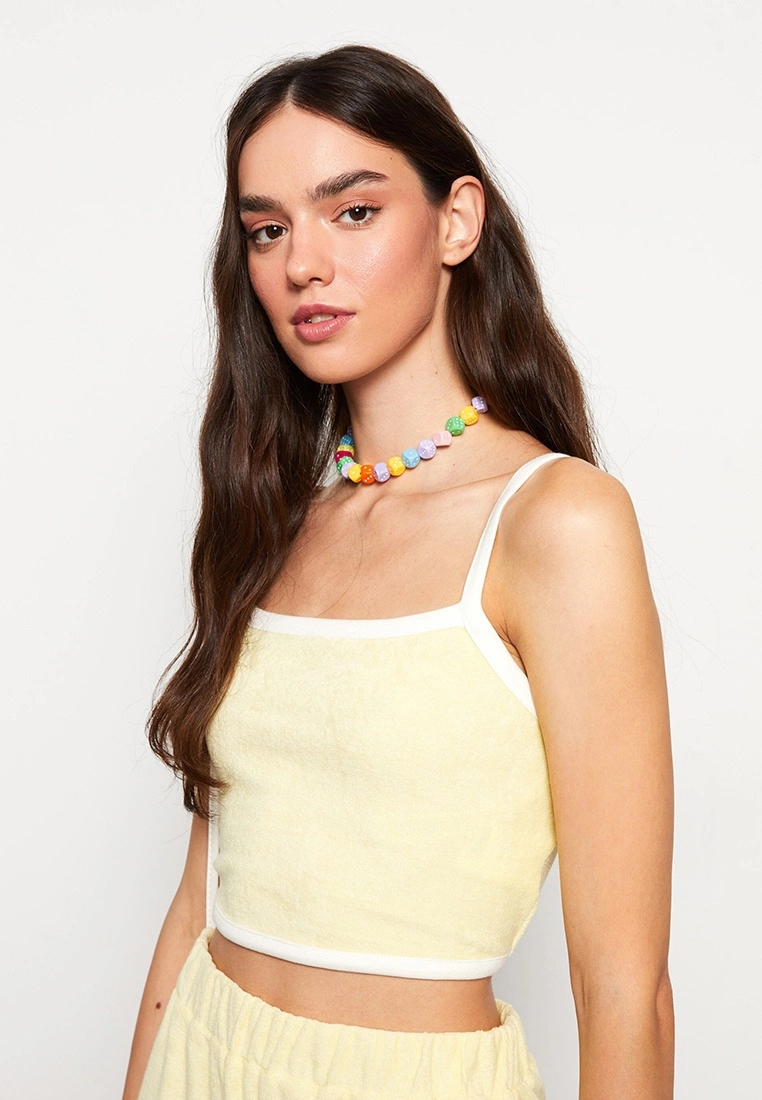 LC WAIKIKI U Neck Straight Strap Crop Female Athlete 5 LC WAIKIKI U Neck Straight Strap Crop Female Athlete - Image 3