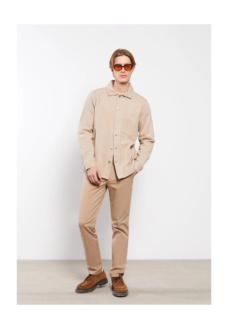 LC WAIKIKI Classıc Slim Fit Chino Trousers 7 LC WAIKIKI Classıc Slim Fit Chino Trousers - Image 5