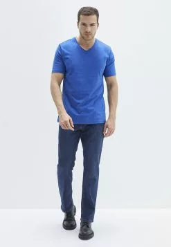 LC WAIKIKI V-Neck Short Sleeve Combed Cotton Men's T-Shirt