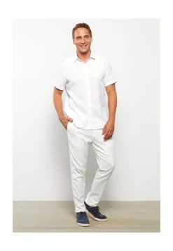 LC WAIKIKI Regular Fit Short Sleeve Twill Shirt -LC WAIKIKI popular shop lc waikiki 6976 8298726 4