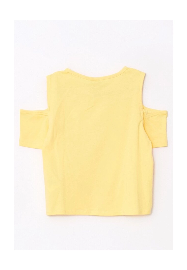 LC WAIKIKI Sequins Embroidered Cotton Girls T-Shirt 4 LC WAIKIKI Sequins Embroidered Cotton Girls T-Shirt - Image 2