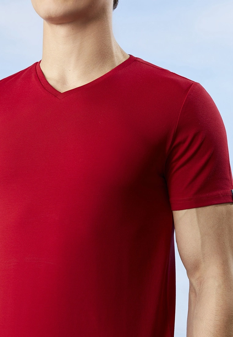 LC WAIKIKI V Neck Short Sleeved Basic Combed Cotton Men's T-Shirt 4 LC WAIKIKI V Neck Short Sleeved Basic Combed Cotton Men's T-Shirt - Image 2