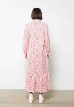 LC WAIKIKI Shirt Collar Floral Long Sleeve Poplin Women's Dress -LC WAIKIKI popular shop lc waikiki 6988 1823036 5