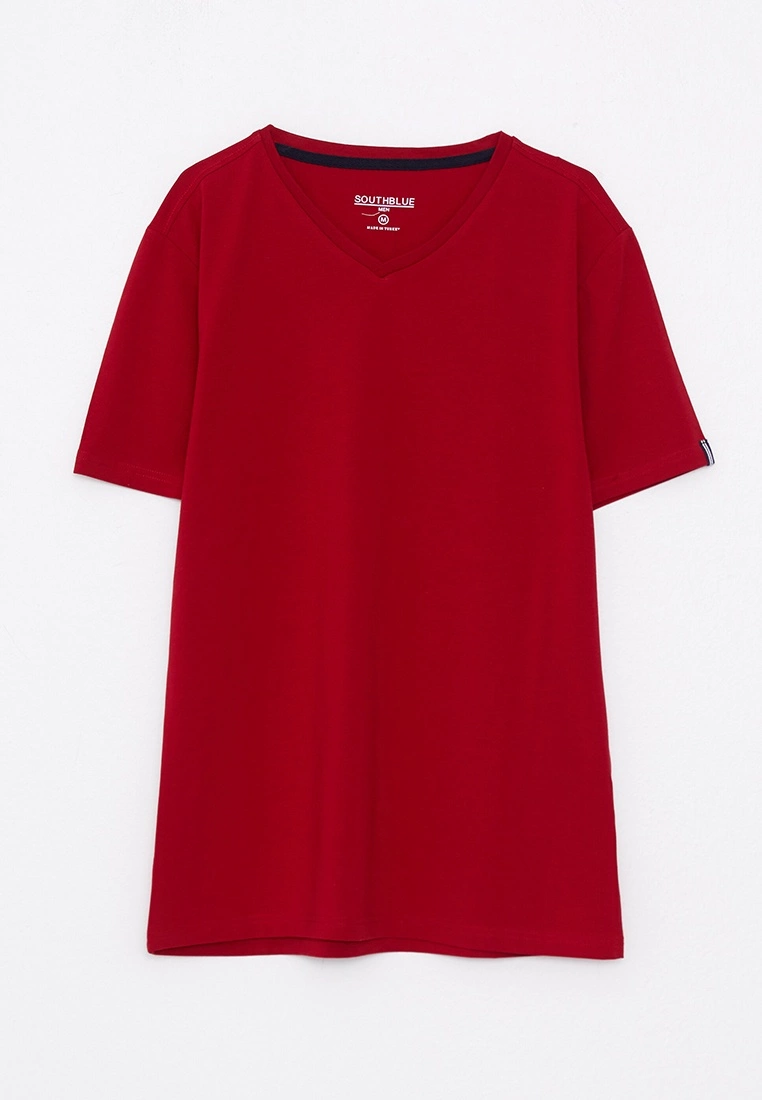 LC WAIKIKI V Neck Short Sleeved Basic Combed Cotton Men's T-Shirt 7 LC WAIKIKI V Neck Short Sleeved Basic Combed Cotton Men's T-Shirt - Image 5