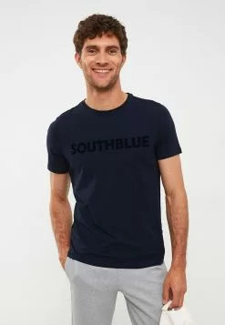 LC WAIKIKI Crew Neck Short Sleeve Printed Combed Cotton Men's T-Shirt -LC WAIKIKI popular shop lc waikiki 6991 0513036 3