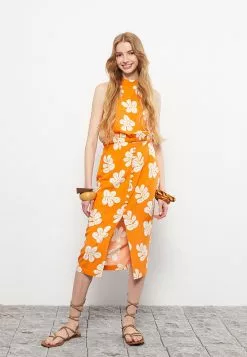 LC WAIKIKI Standard Fit Patterned Skirt For Women -LC WAIKIKI popular shop lc waikiki 6994 5423036 2