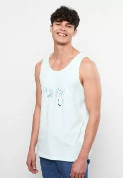 LC WAIKIKI Crew Neck Sleeveless Printed Combed Cotton Men's Athlete