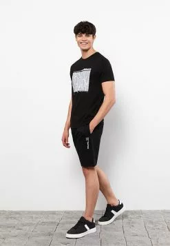 LC WAIKIKI Crew Neck Short Sleeve Printed Combed Cotton Men's T-Shirt -LC WAIKIKI popular shop lc waikiki 7002 2923036 3