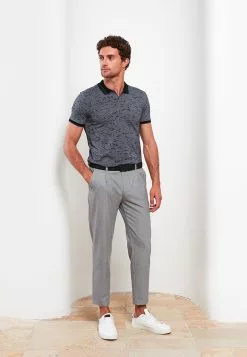 LC WAIKIKI Polo Neck Short Sleeve Patterned Piqué Men's T-Shirt -LC WAIKIKI popular shop lc waikiki 7012 3123036 3