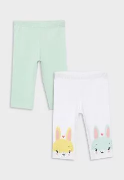 LC WAIKIKI Elastic Waist 3/4 Boy Baby Girl Tights 2 Pack
