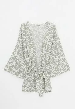 LC WAIKIKI Shawl Collar Patterned Long Sleeve Women's Kimono -LC WAIKIKI popular shop lc waikiki 7217 7167236 6