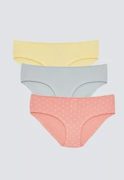 LC WAIKIKI Patterned Hipster Panties 3-Pack