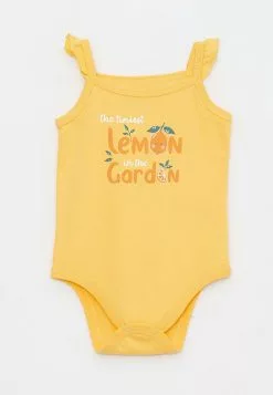 LC WAIKIKI Square Neck Strap Cotton Printed Baby Girl Body With Snap Fastener 2 Pieces -LC WAIKIKI popular shop lc waikiki 7384 7757236 3