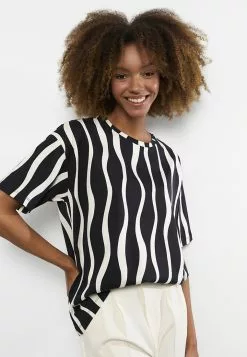 LC WAIKIKI Crew Neck Patterned Short Sleeve Cotton Women's T-Shirt -LC WAIKIKI popular shop lc waikiki 7513 7472216 2