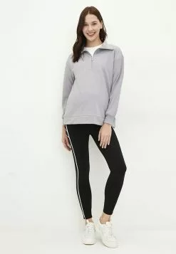 LC WAIKIKI Tummy Paneled Plain Bias Detail Maternity Leggings -LC WAIKIKI popular shop lc waikiki 7522 5985326 2