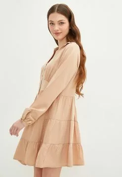 LC WAIKIKI Shirt Collar Straight Long Sleeve Gabardine Women's Dress 9 LC WAIKIKI Shirt Collar Straight Long Sleeve Gabardine Women's Dress -LC WAIKIKI popular shop lc waikiki 7528 3143036 2