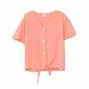 LC WAIKIKI V-Neck Basic Viscose Girl Shirt