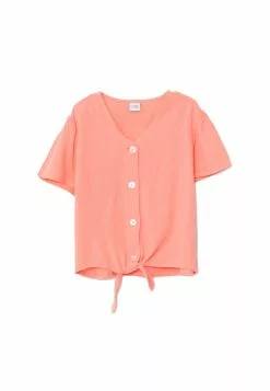LC WAIKIKI V-Neck Basic Viscose Girl Shirt