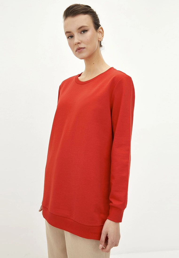 LC WAIKIKI Crew Neck Straight Long Sleeve Women's Sweatshirt 4 LC WAIKIKI Crew Neck Straight Long Sleeve Women's Sweatshirt - Image 2