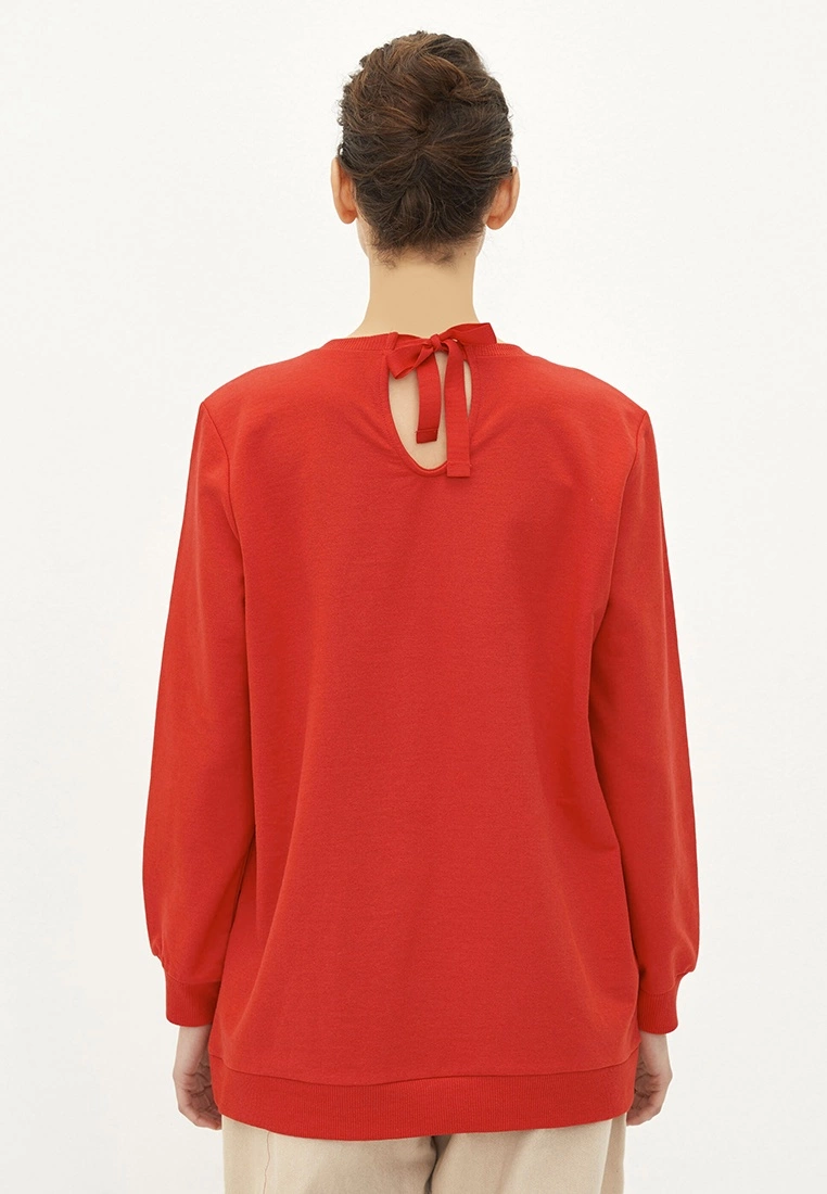 LC WAIKIKI Crew Neck Straight Long Sleeve Women's Sweatshirt 7 LC WAIKIKI Crew Neck Straight Long Sleeve Women's Sweatshirt - Image 5