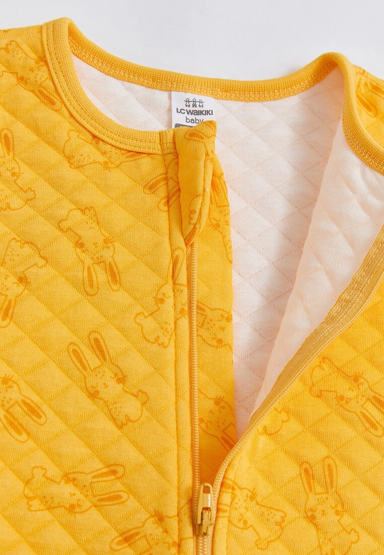 LC WAIKIKI Crew Neck Printed Baby Girl Rompers 5 LC WAIKIKI Crew Neck Printed Baby Girl Rompers - Image 3