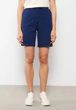 LC WAIKIKI Women's Plain Cotton Bermuda Shorts -LC WAIKIKI popular shop lc waikiki 7554 2247916 4