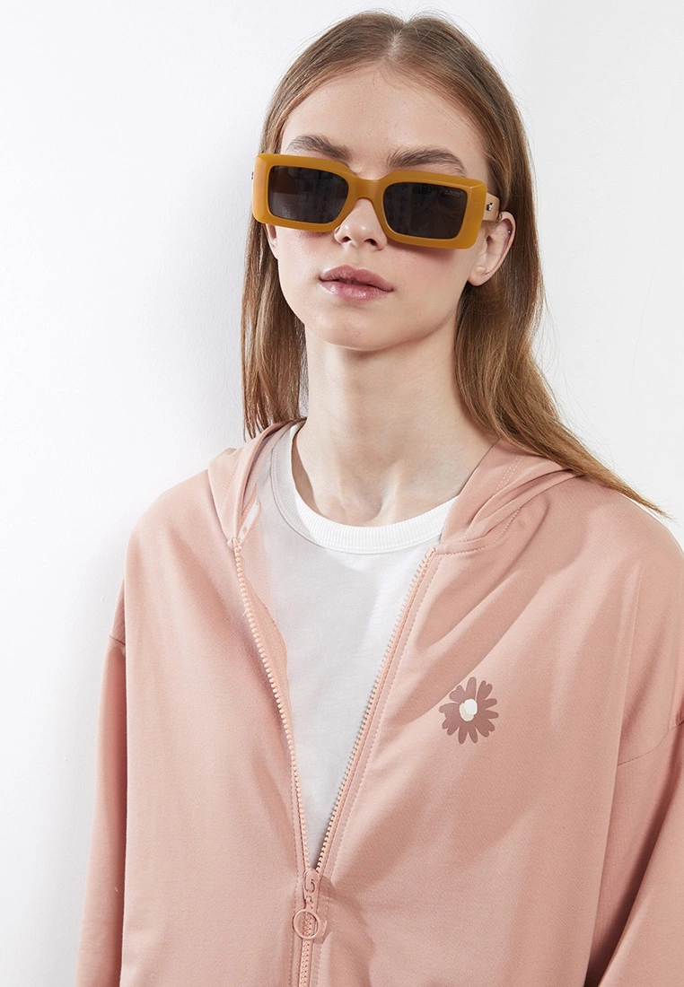 LC WAIKIKI Hooded Printed Long Sleeve Women's Sports Cardigan 5 LC WAIKIKI Hooded Printed Long Sleeve Women's Sports Cardigan - Image 3