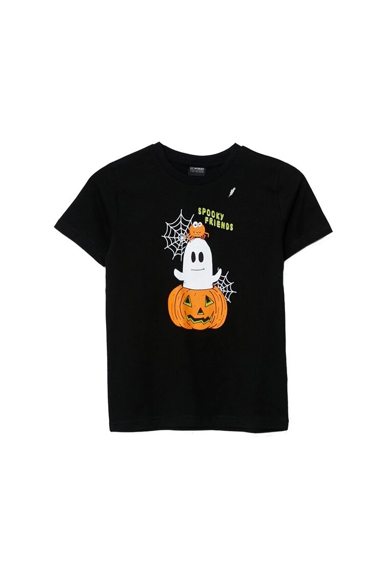 LC WAIKIKI Halloween Printed Cotton Boy T-Shirt 3 LC WAIKIKI Halloween Printed Cotton Boy T-Shirt