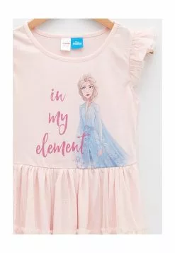 LC WAIKIKI Crew Neck Elsa Printed Nightgown -LC WAIKIKI popular shop lc waikiki 7570 6765726 3