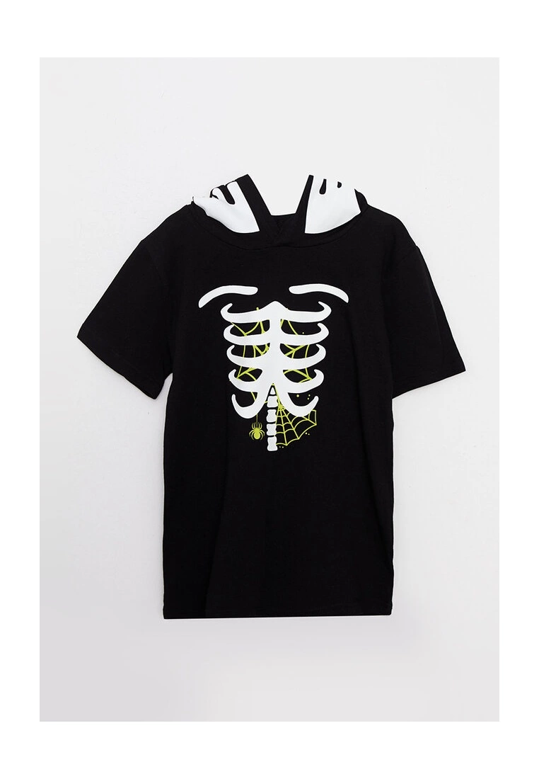 LC WAIKIKI Hooded Skeleton T-Shirt & Sweatpants Set 4 LC WAIKIKI Hooded Skeleton T-Shirt & Sweatpants Set - Image 2