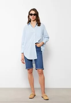 LC WAIKIKI Slim Fit Straight Women's Rodeo Jean Shorts -LC WAIKIKI popular shop lc waikiki 7591 3437916 2