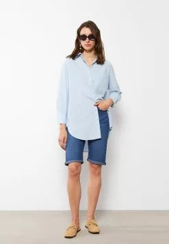 LC WAIKIKI Slim Fit Straight Women's Rodeo Jean Shorts -LC WAIKIKI popular shop lc waikiki 7592 3437916 4