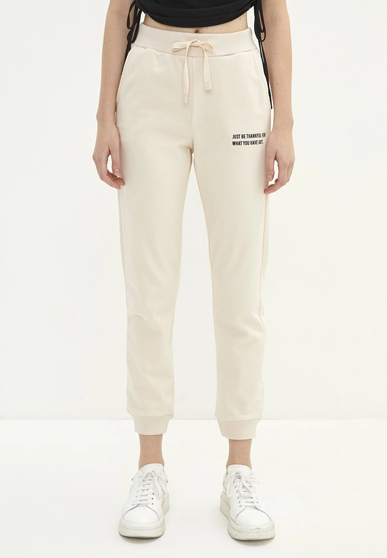 LC WAIKIKI Letter Printed Women's Jogger Sweatpants 5 LC WAIKIKI Letter Printed Women's Jogger Sweatpants - Image 3