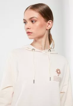 LC WAIKIKI Women's Hooded Printed Long Sleeve Tunic -LC WAIKIKI popular shop lc waikiki 7604 2545226 3