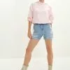 LC WAIKIKI Boyfriend Fit Ripped Detailed Women's Rodeo Jean Shorts With Pockets 1 LC WAIKIKI Boyfriend Fit Ripped Detailed Women's Rodeo Jean Shorts With Pockets -LC WAIKIKI popular shop lc waikiki 7610 7717016 1