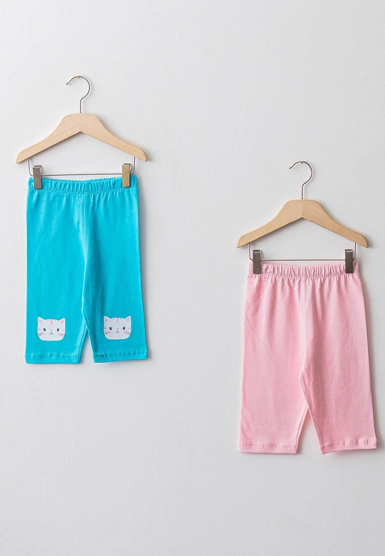 LC WAIKIKI Elastic Waist Baby Girl Pajama Bottom 2 Pieces 3 LC WAIKIKI Elastic Waist Baby Girl Pajama Bottom 2 Pieces