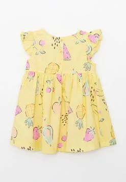 LC WAIKIKI Crew Neck Printed Cotton Baby Girl Dress -LC WAIKIKI popular shop lc waikiki 7661 3797236 3