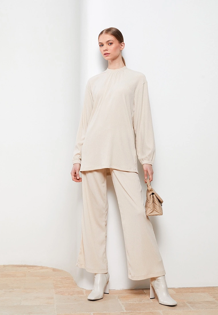 LC WAIKIKI Women's Flat Trousers 3 LC WAIKIKI Women's Flat Trousers