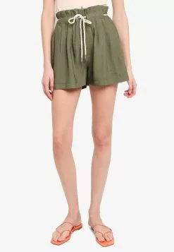 LC WAIKIKI Belted Poplin Shorts
