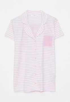 LC WAIKIKI Shirt Collar Striped Short Sleeve Cotton Women's Pajamas Set -LC WAIKIKI popular shop lc waikiki 7697 1374936 7