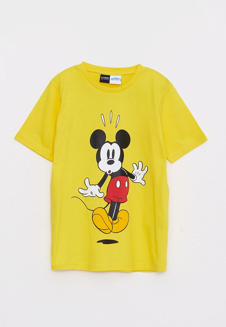 LC WAIKIKI Crew Neck Mickey Mouse Printed Cotton Short Sleeve Boy T-Shirt 3 LC WAIKIKI Crew Neck Mickey Mouse Printed Cotton Short Sleeve Boy T-Shirt